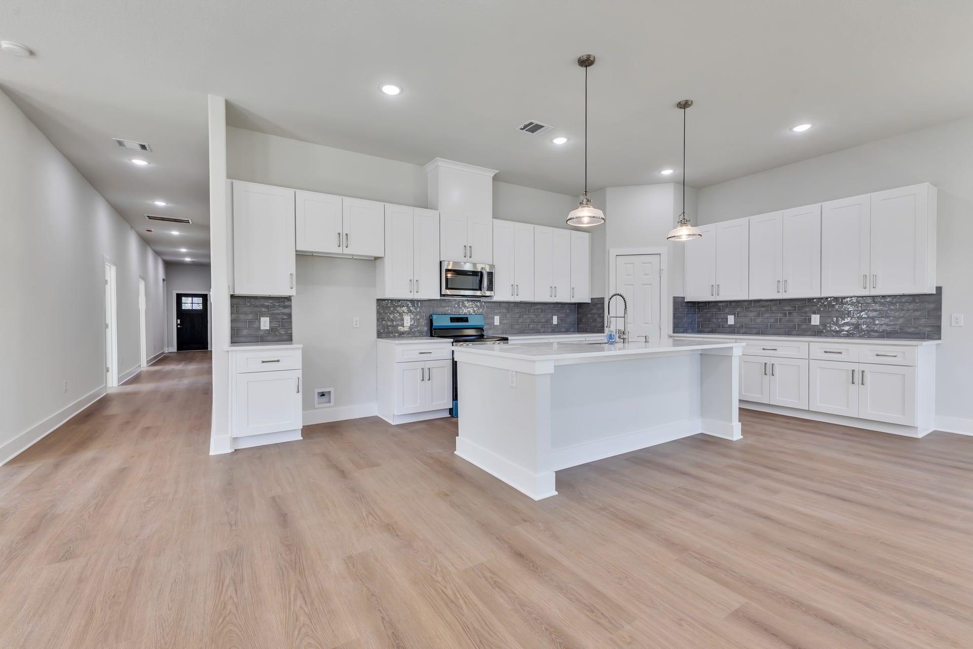 Open Kitchen and Dining Area