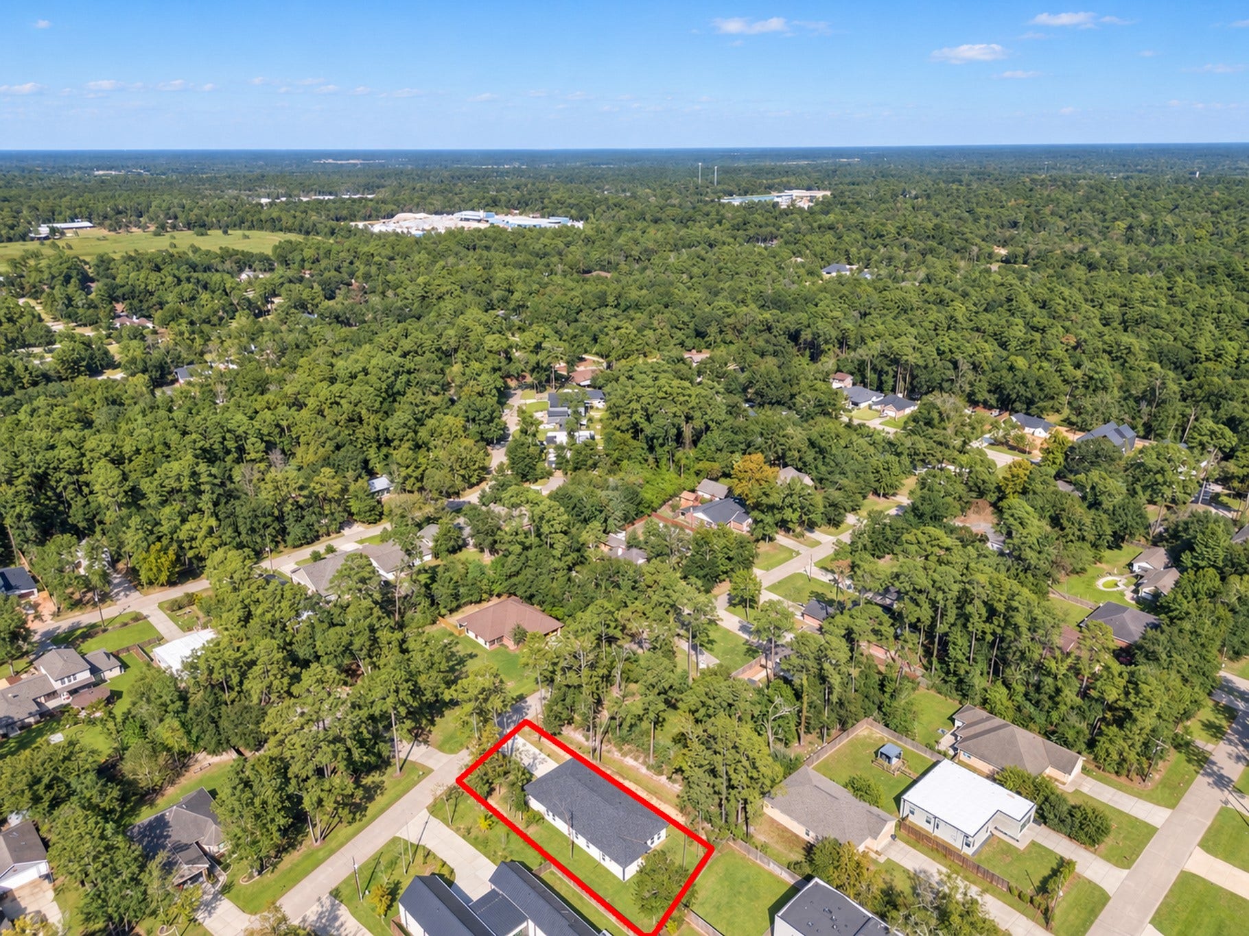 Aerial View of the Surrounding Neighborhood