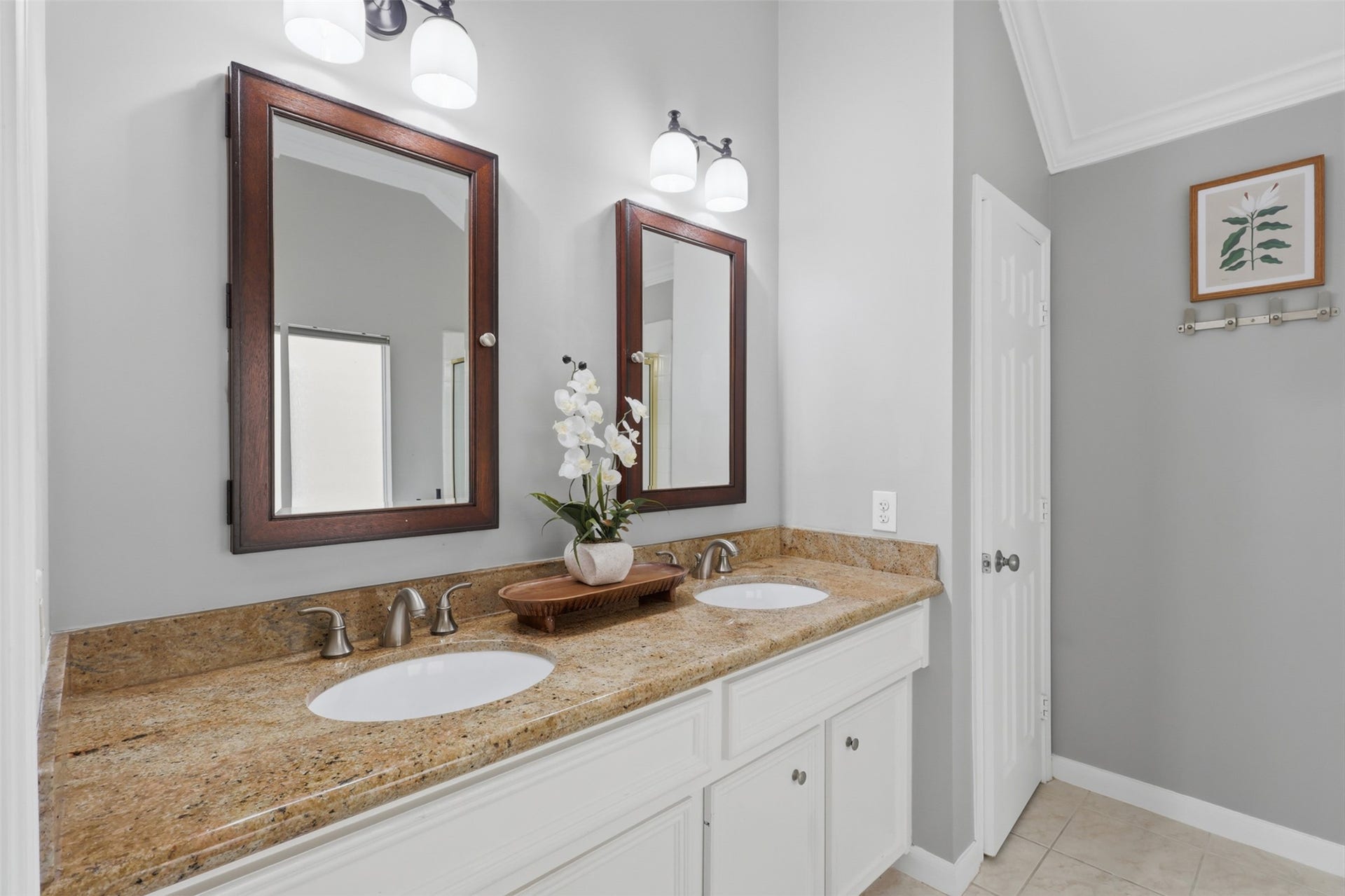 Dual-Sink Vanity Bathroom