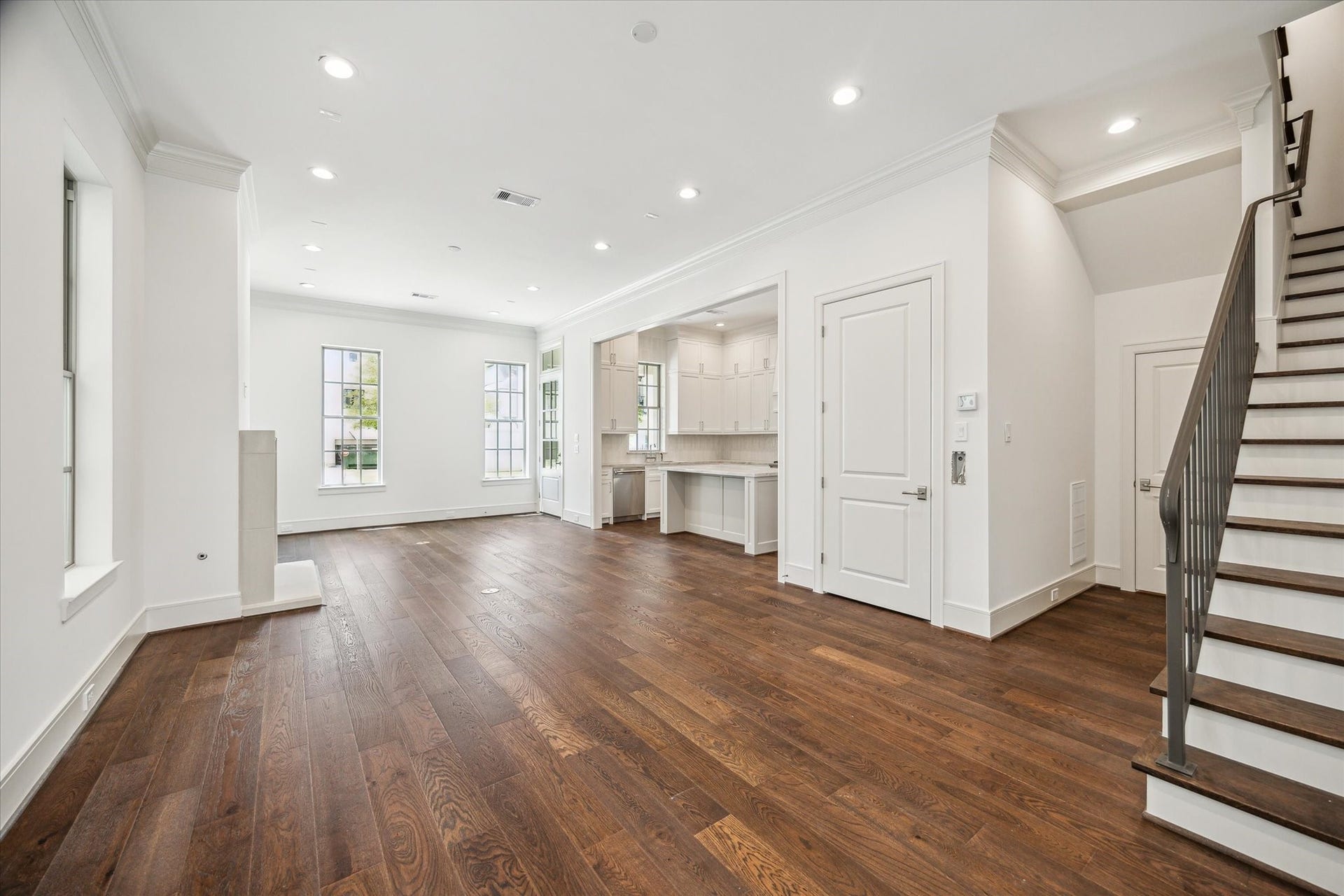 209 Sutton Row Place, Houston, TX 77024 Open layout Living and Dining; Elevator installed.