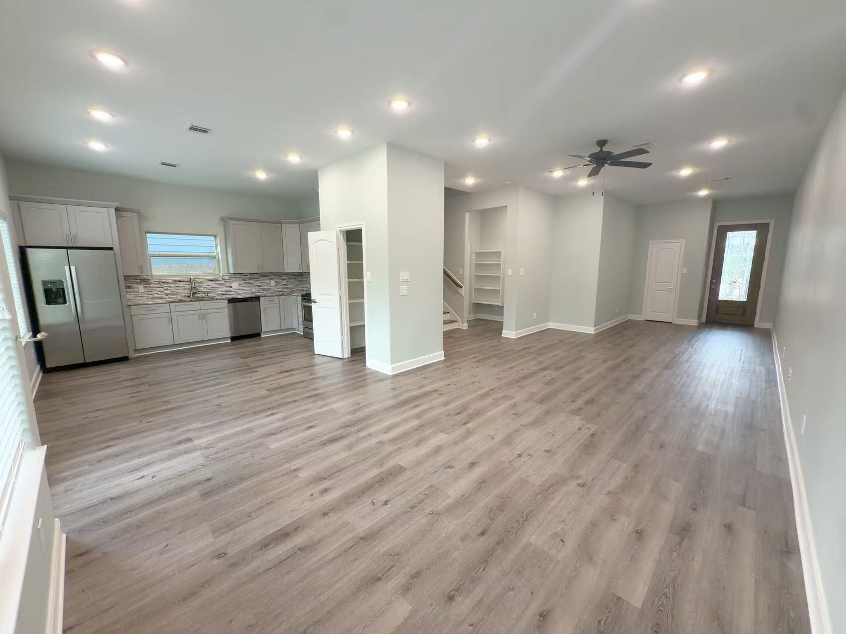 1934 Olivos Street, Missouri City, TX 77459 Living Room, Kitchen, Dining Area, and Entry