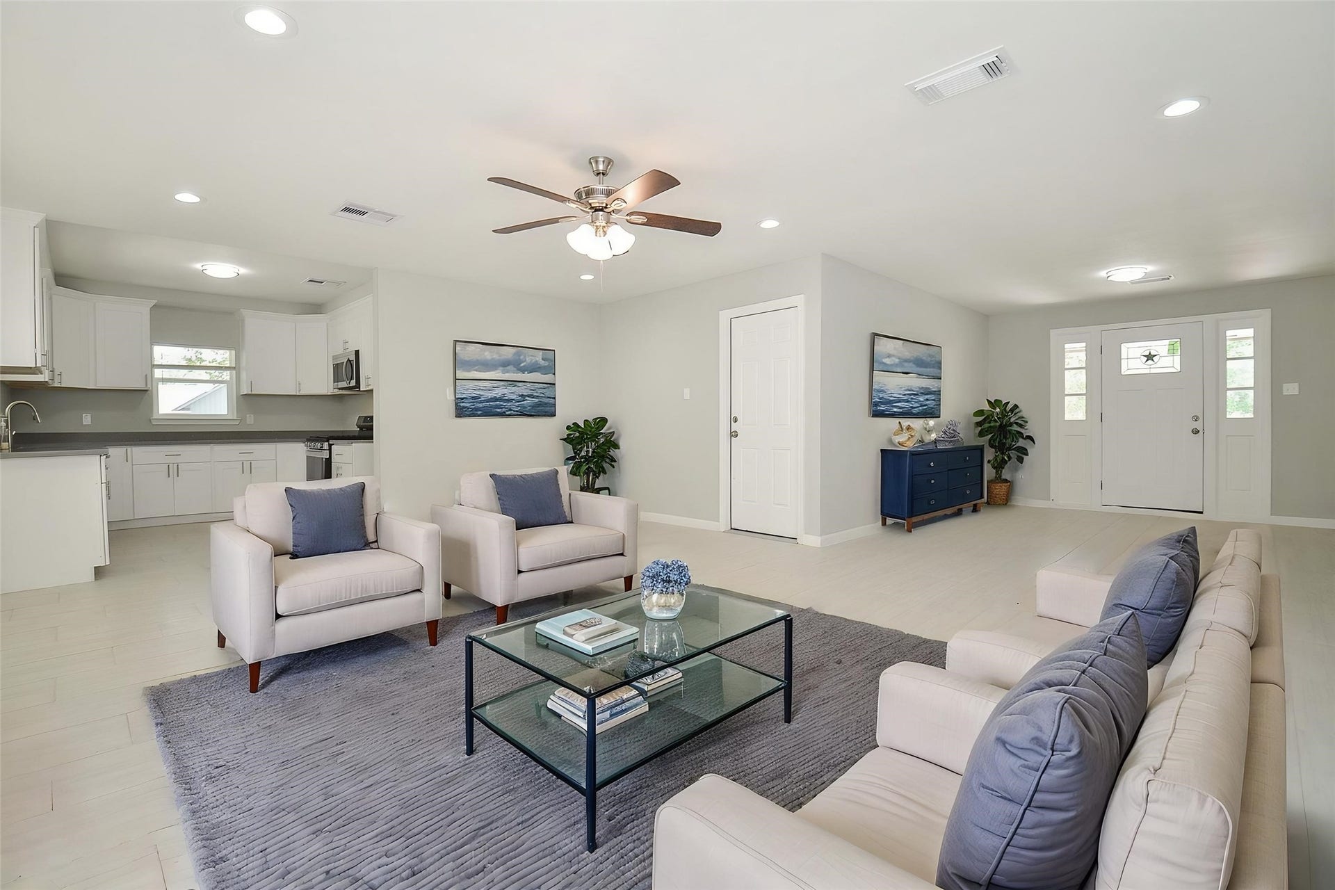 29502 Stapleford Street, Spring, TX 77386 Walk into an open floor plan that seamlessly connects the living, kitchen, and dining space.