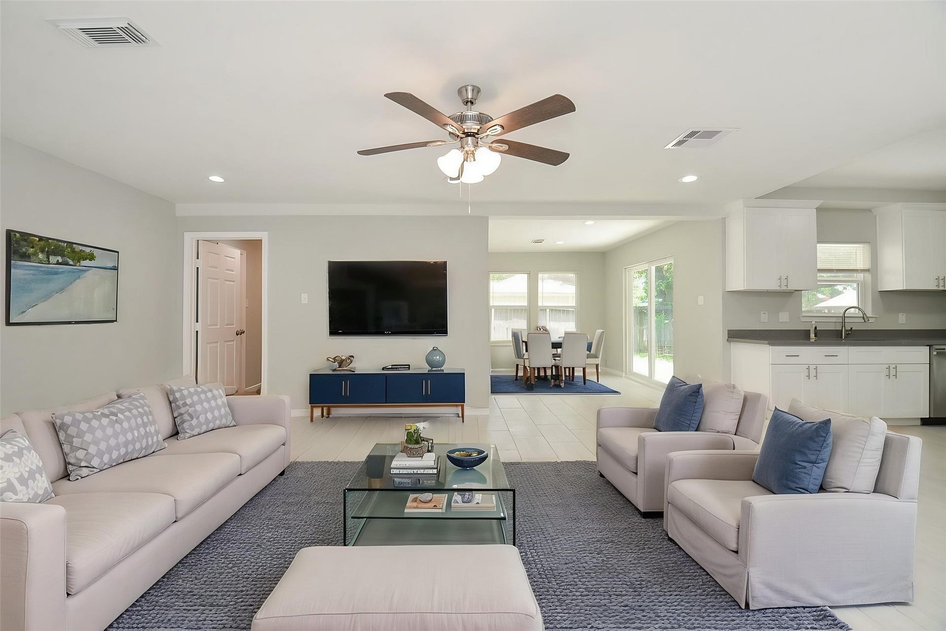29502 Stapleford Street, Spring, TX 77386 Living room has the perfect canvas for your decorative desires.