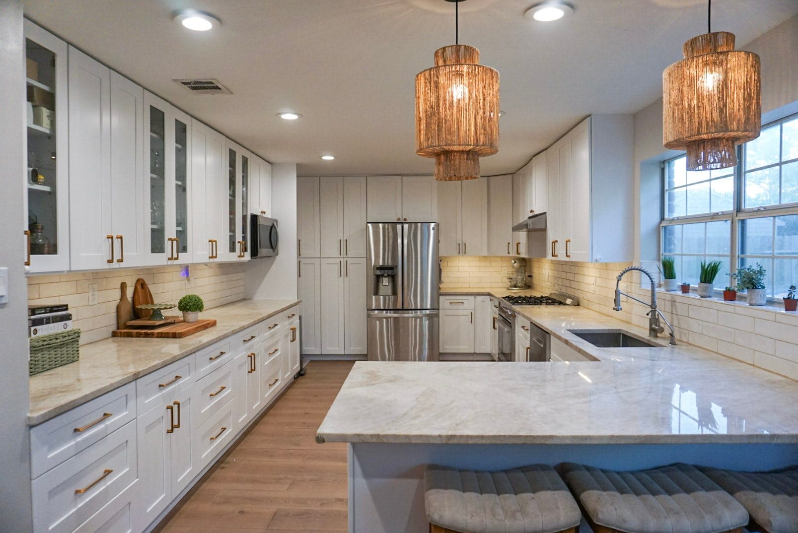 16910 Poplar Hill Street, Houston, TX 77095 The heart of the home, custom-designed kitchen