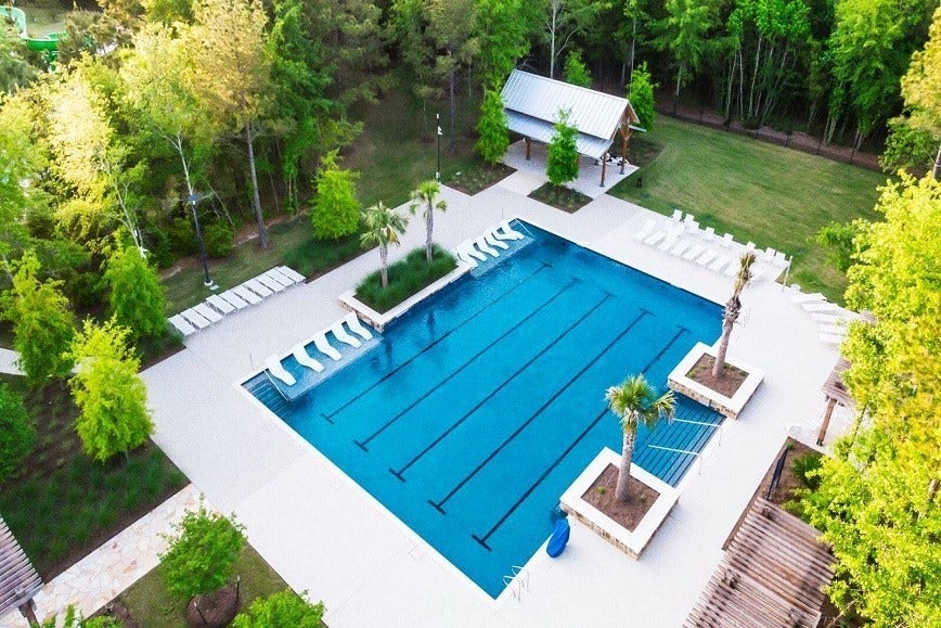 Forest Island Lap pool
