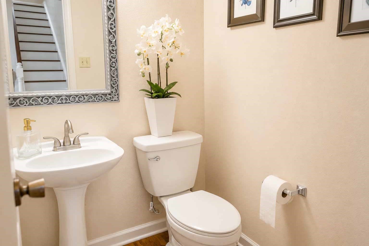 2306 Bent River Drive, Sugar Land, TX 77479 Downstairs half bathroom