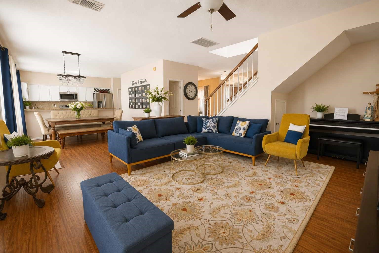 2306 Bent River Drive, Sugar Land, TX 77479 Family room open to kitchen