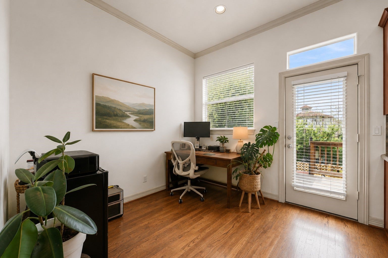 Breakfast nook off kitchen and dining, leads out to another large balcony. Virtually staged/enhanced to show full potential