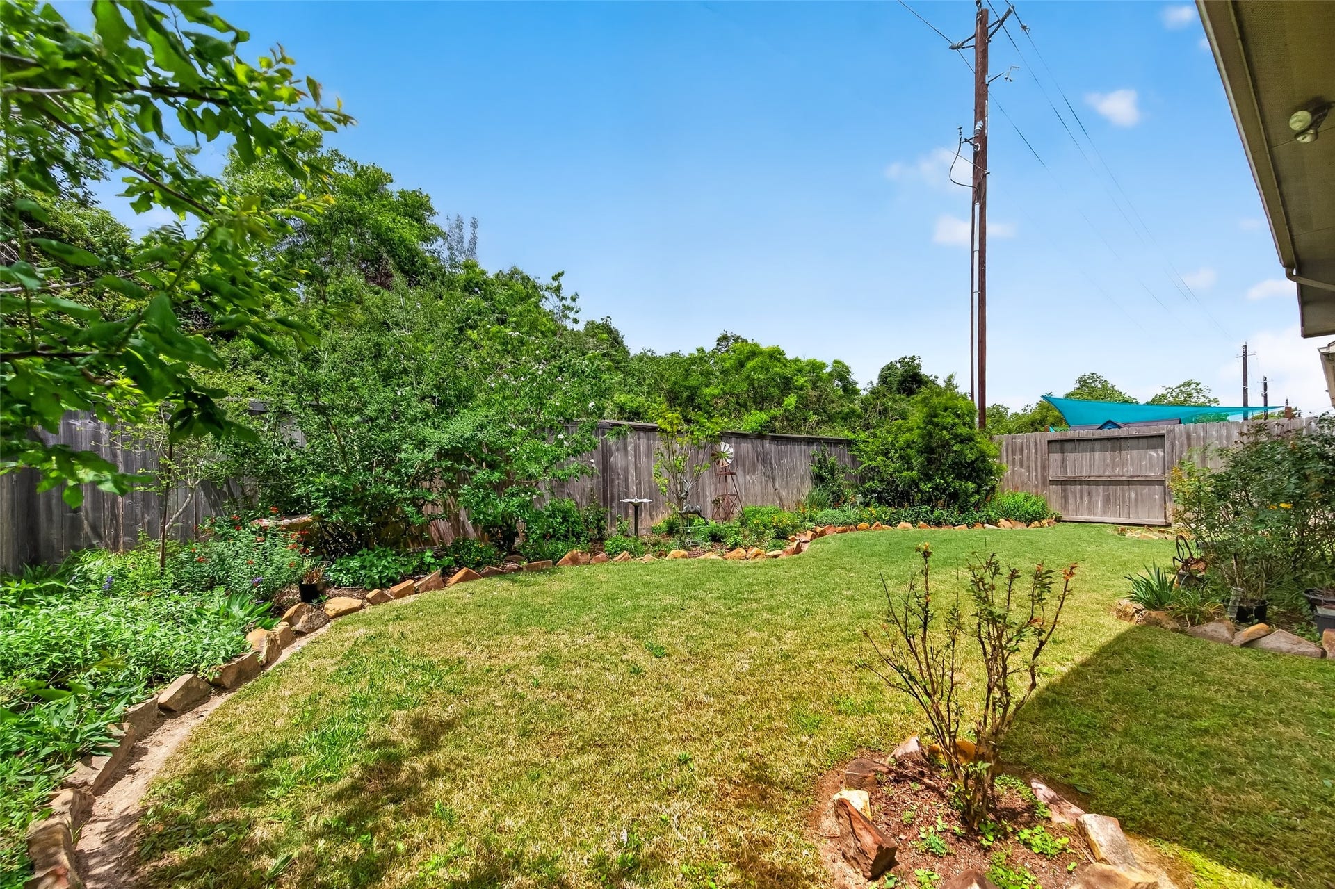 3415 Mckinney Ridge Drive, Houston, TX 77059 No back neighbors! Variety of plants and shrubs make this a great place for bird watching.
