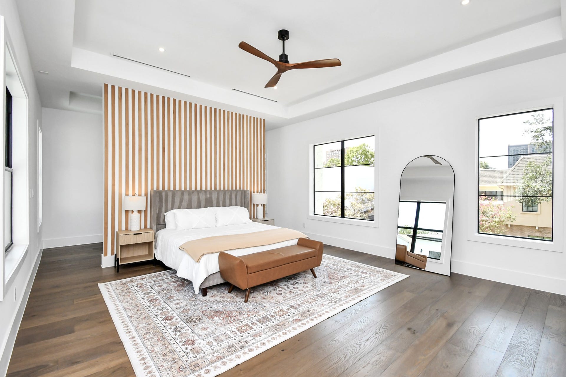 5414 John Dreaper Drive, Houston, TX 77056 Primary bedroom with sitting room behind it.