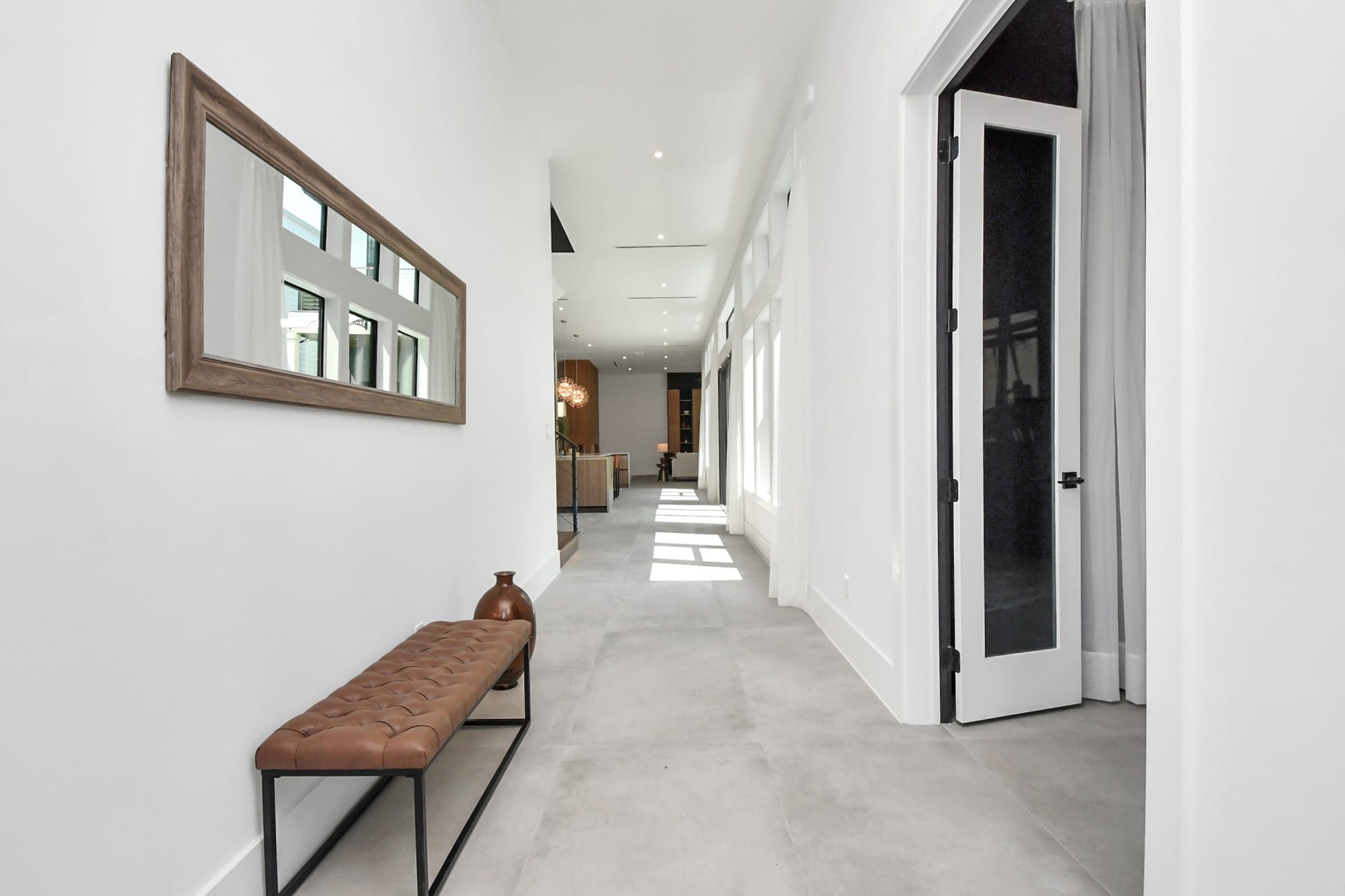 5414 John Dreaper Drive, Houston, TX 77056 Large format tile throughout the home.