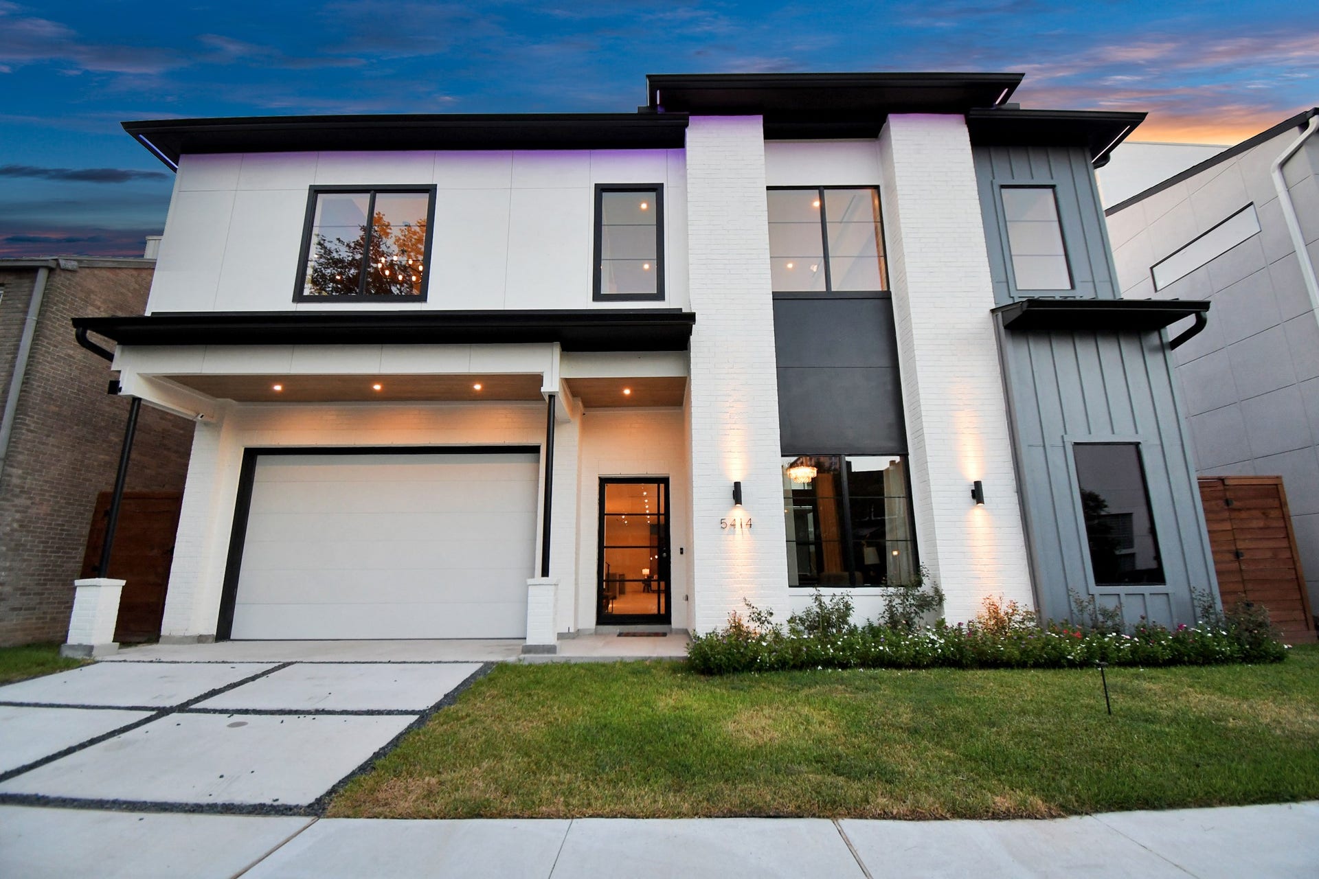 5414 John Dreaper Drive, Houston, TX 77056 Huge iron wrought swinging door.