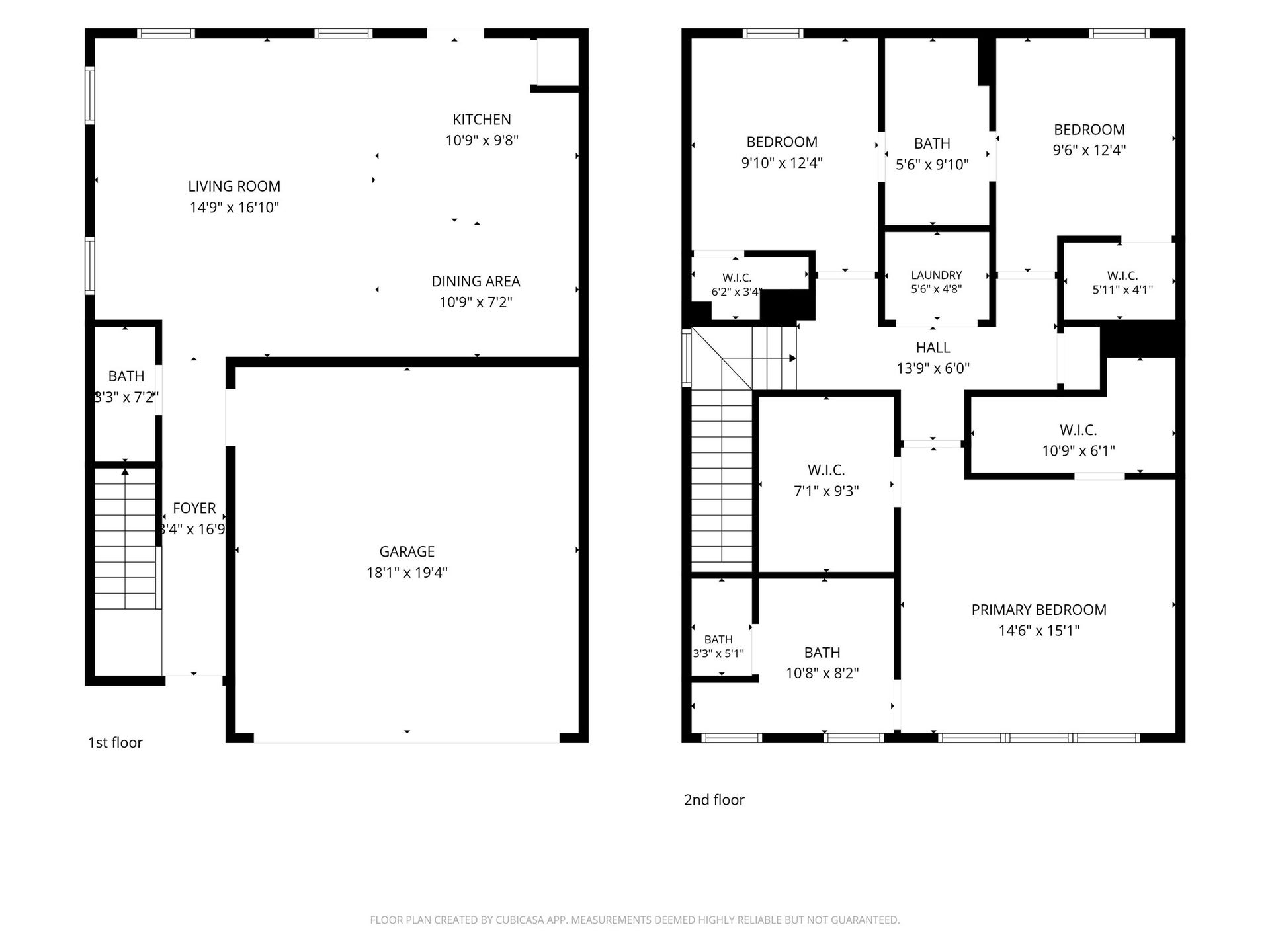 5222 & 5224 Edgewood Street, Houston, TX 77011 Floor plan of 5224 Edgewood St