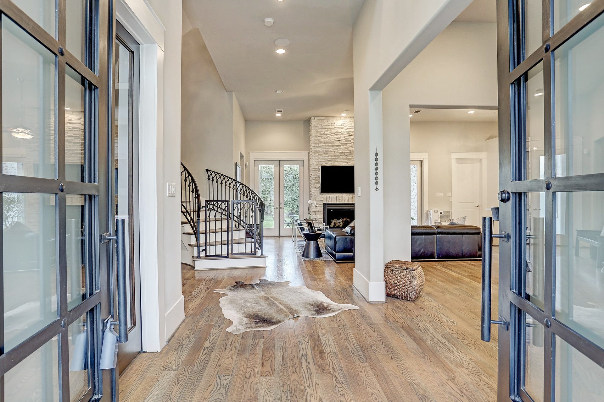 Welcome home.  Walk into the large open living areas with high ceilings and tons of natural light.