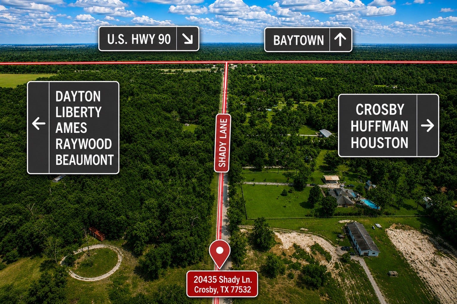 20435 Shady Lane, Crosby, TX 77532 20435 Shady Lane, Crosby, TX 77532