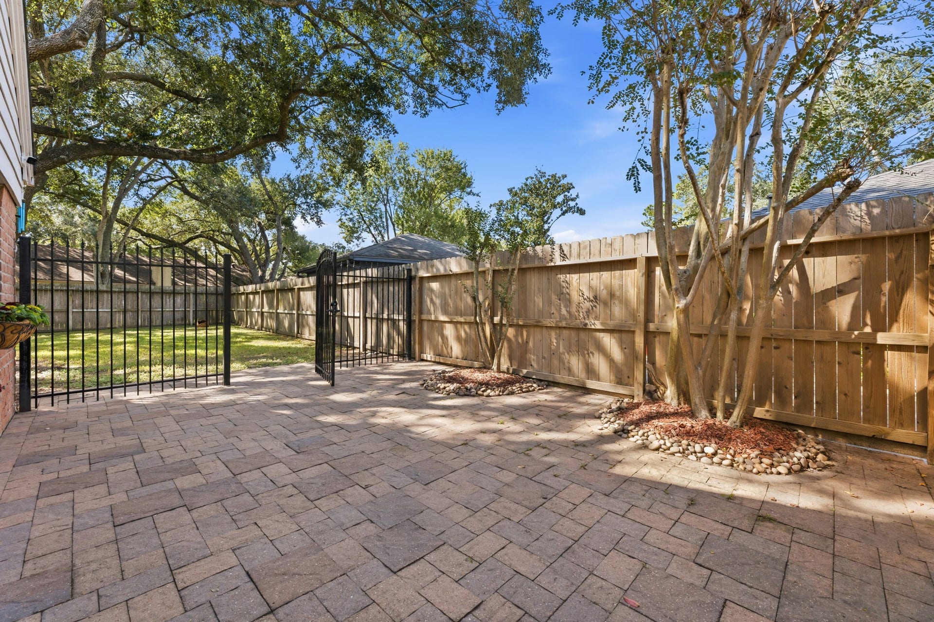 4411 Deerfield Village Drive, Houston, TX 77084 One of three outdoor patio areasperfect for relaxing, grilling, or entertaining.