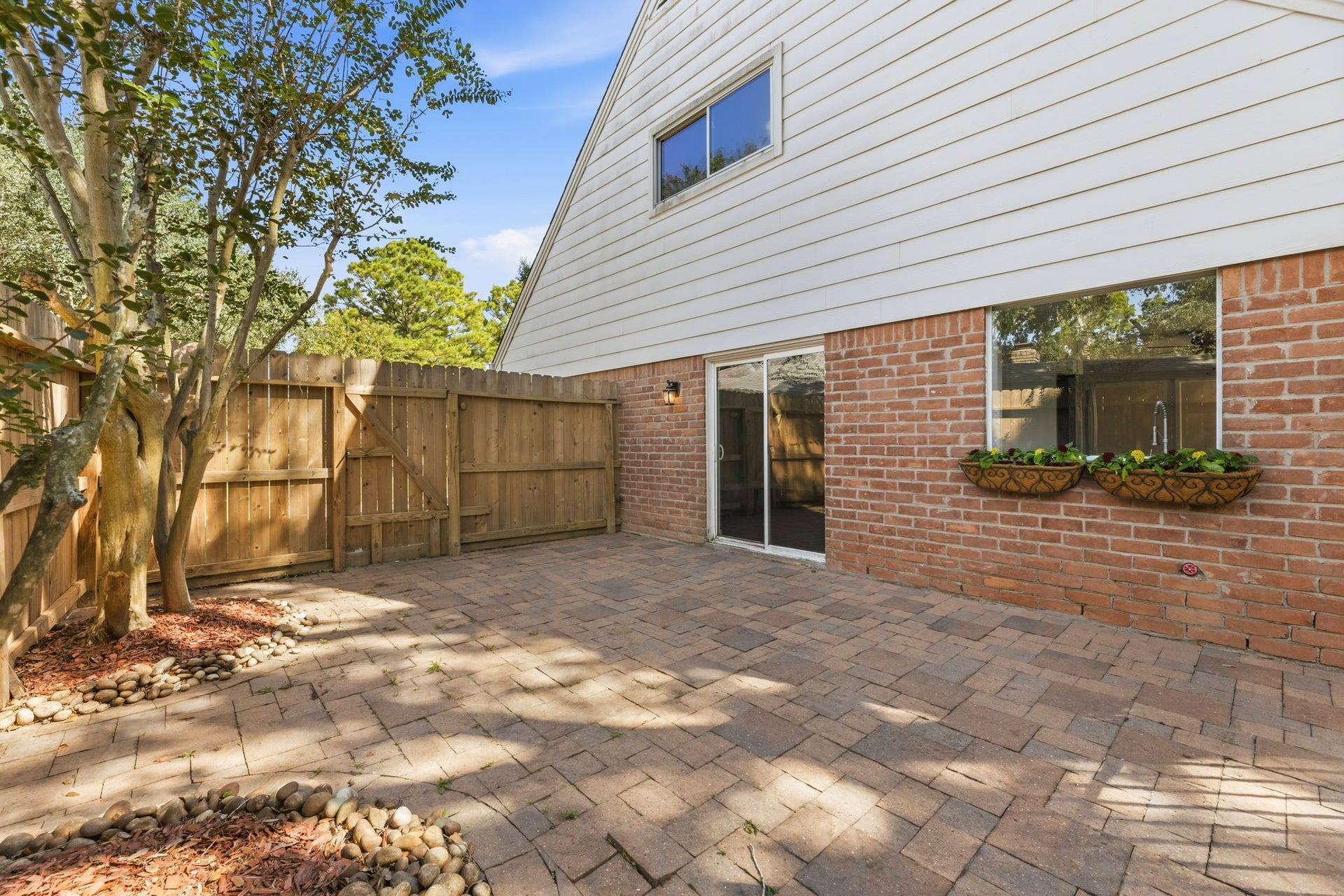 4411 Deerfield Village Drive, Houston, TX 77084 One of three outdoor patio areasperfect for relaxing, grilling, or entertaining.