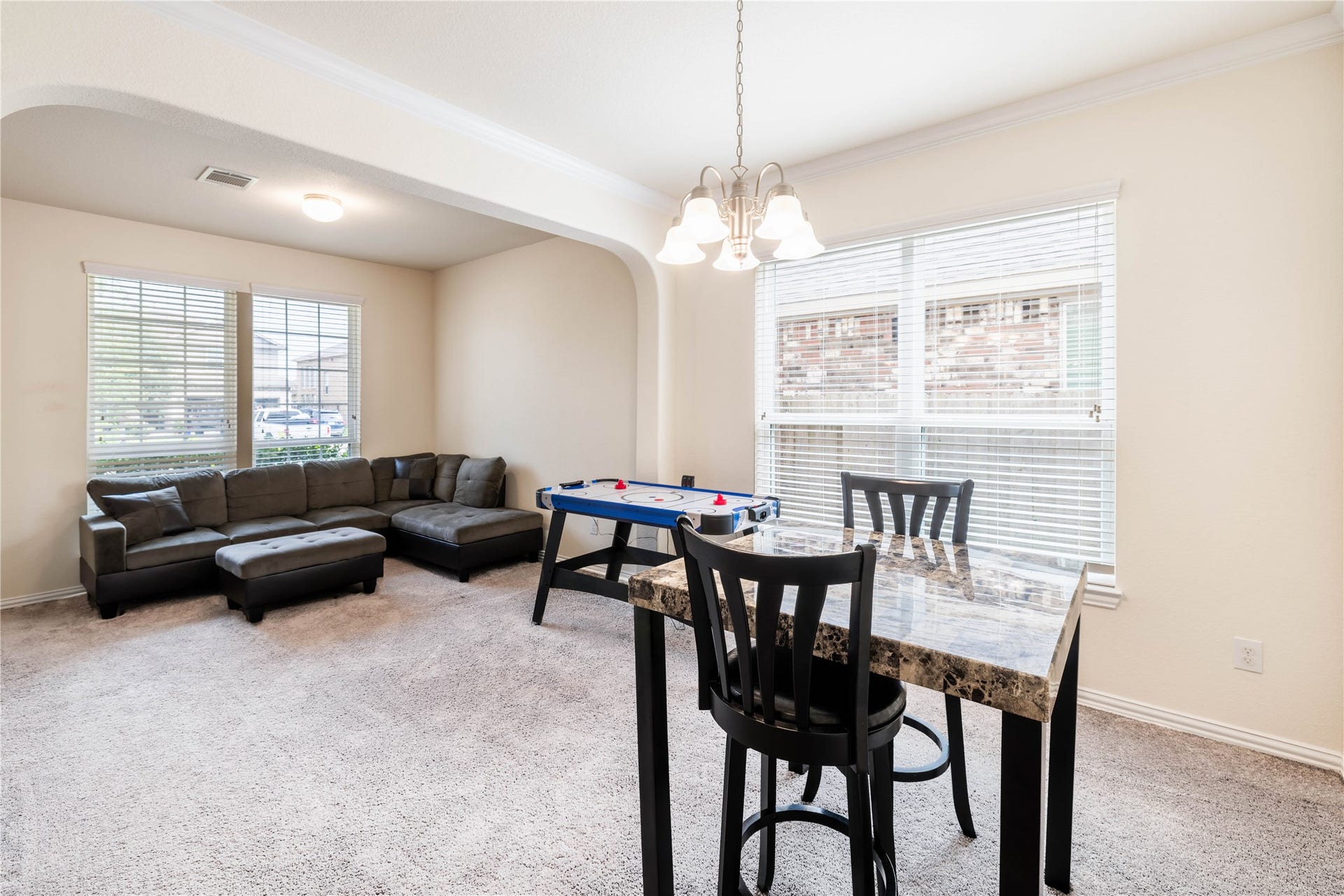 2318 N Red Slate Drive, Rosharon, TX 77583 Formal Dinning Room and Den near front entrance