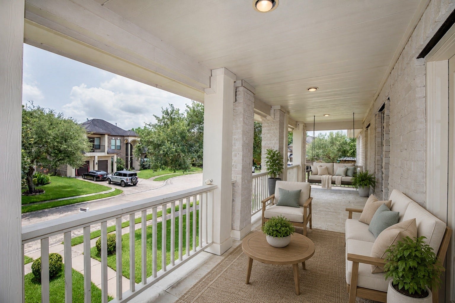 3612 Fir Hollow Way, Pearland, TX 77581 Staged upstairs balcony