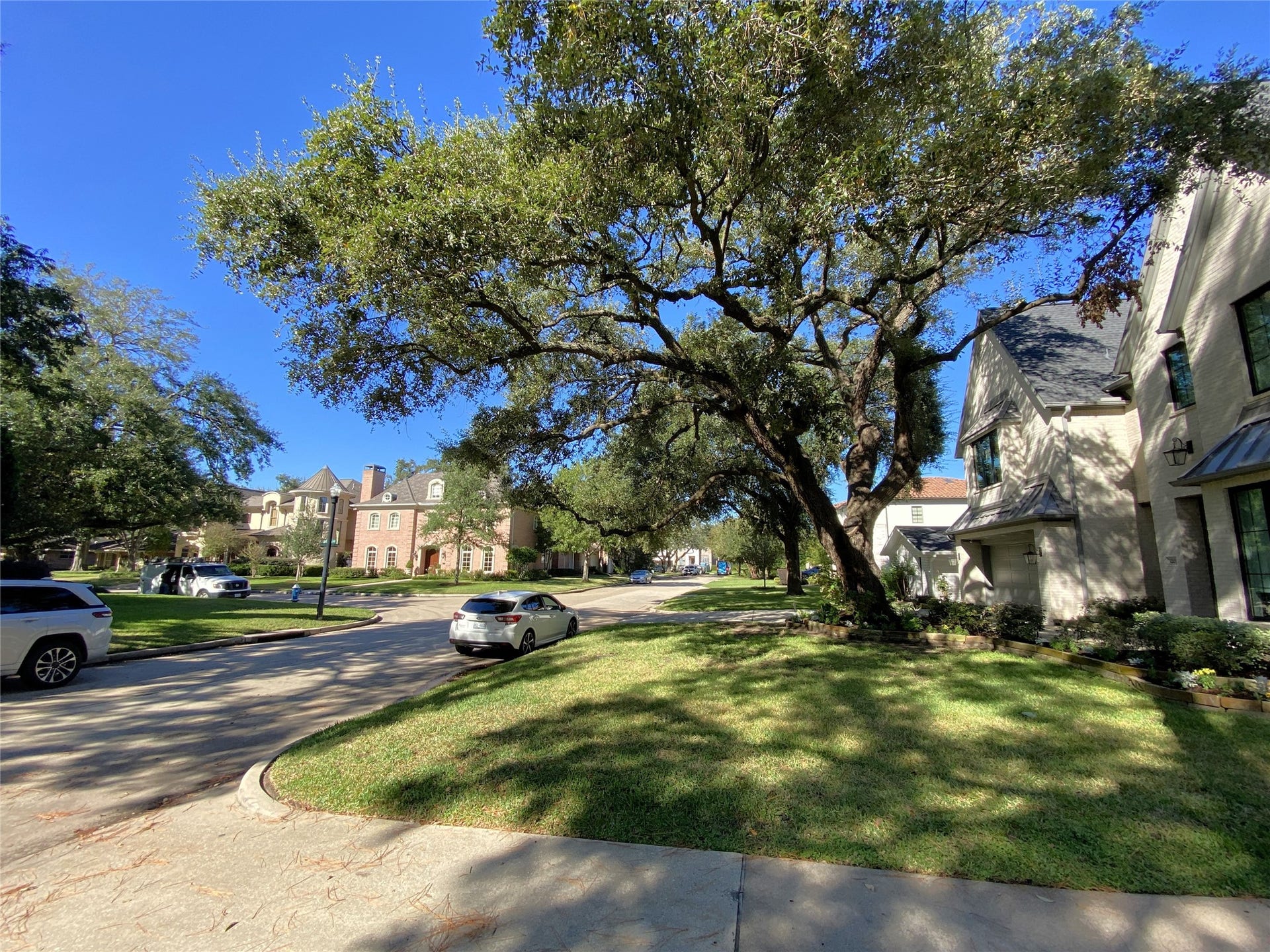 3207 Banbury Place, Houston, TX 77027 From the frond yard, the view to the right.
