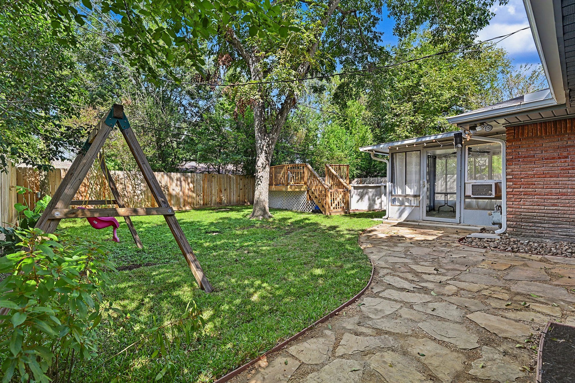 Large lot with plenty of backyard!