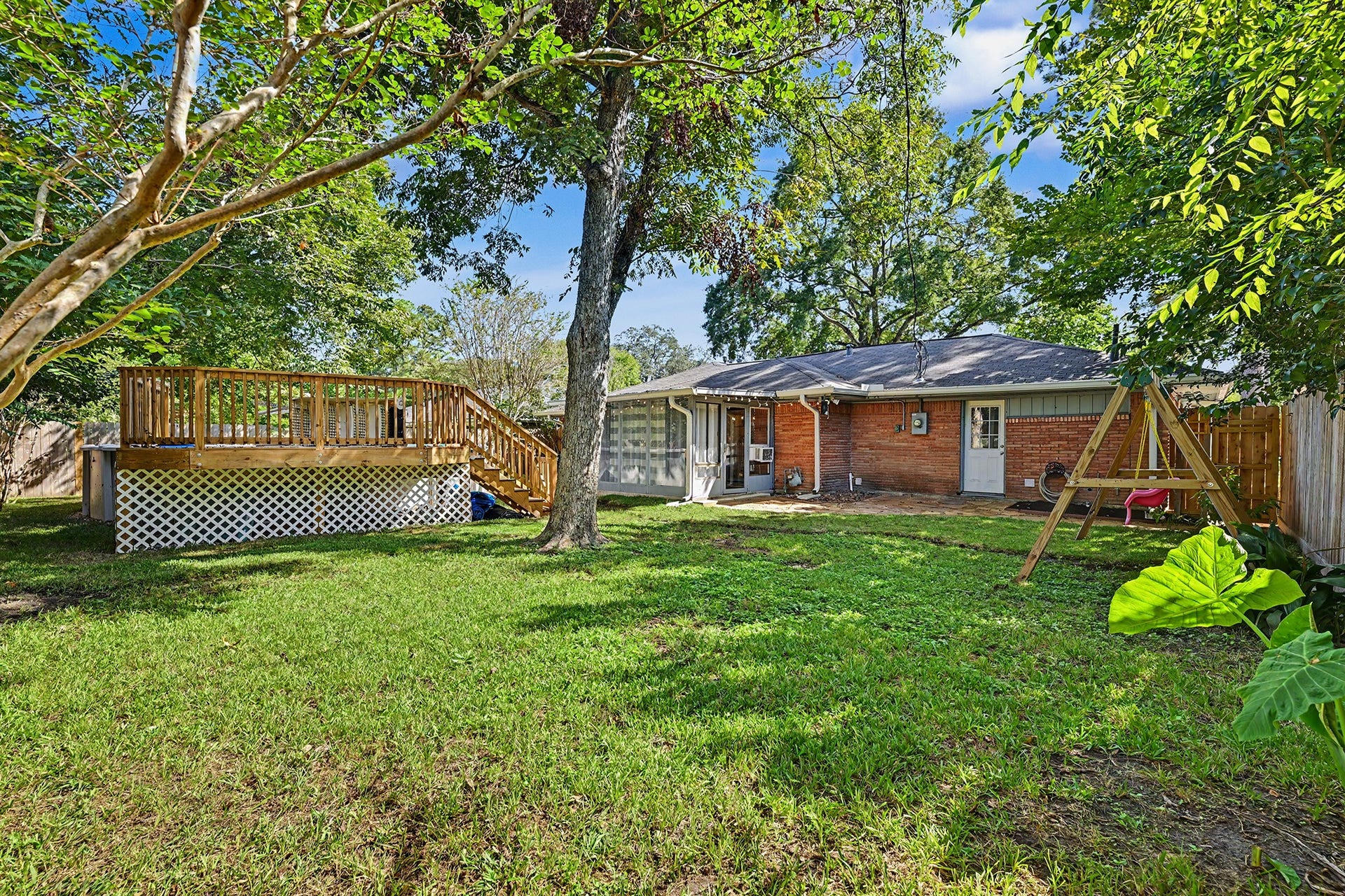 Large lot with plenty of backyard!