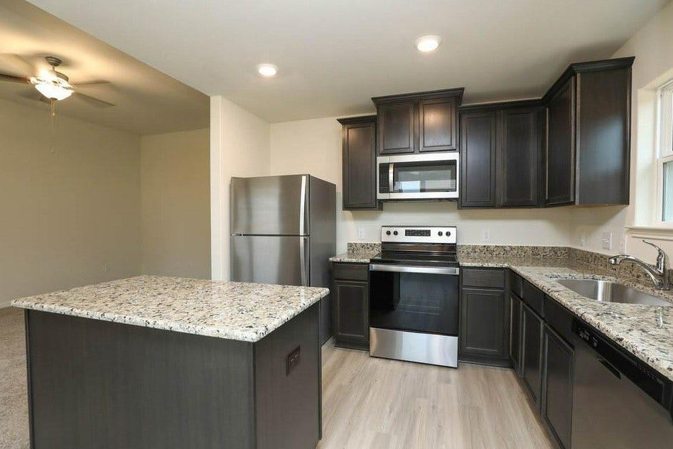 Open concept kitchen
