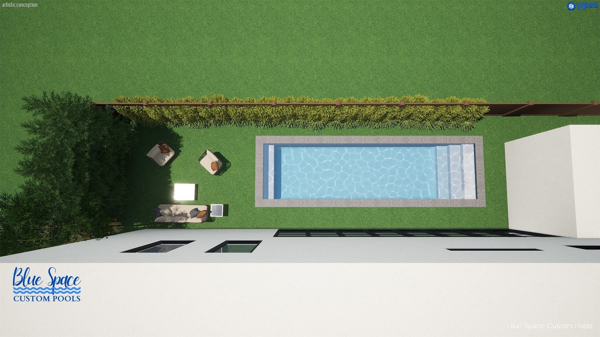 1527 Indiana Street, Houston, TX 77006 Pool rendering #5