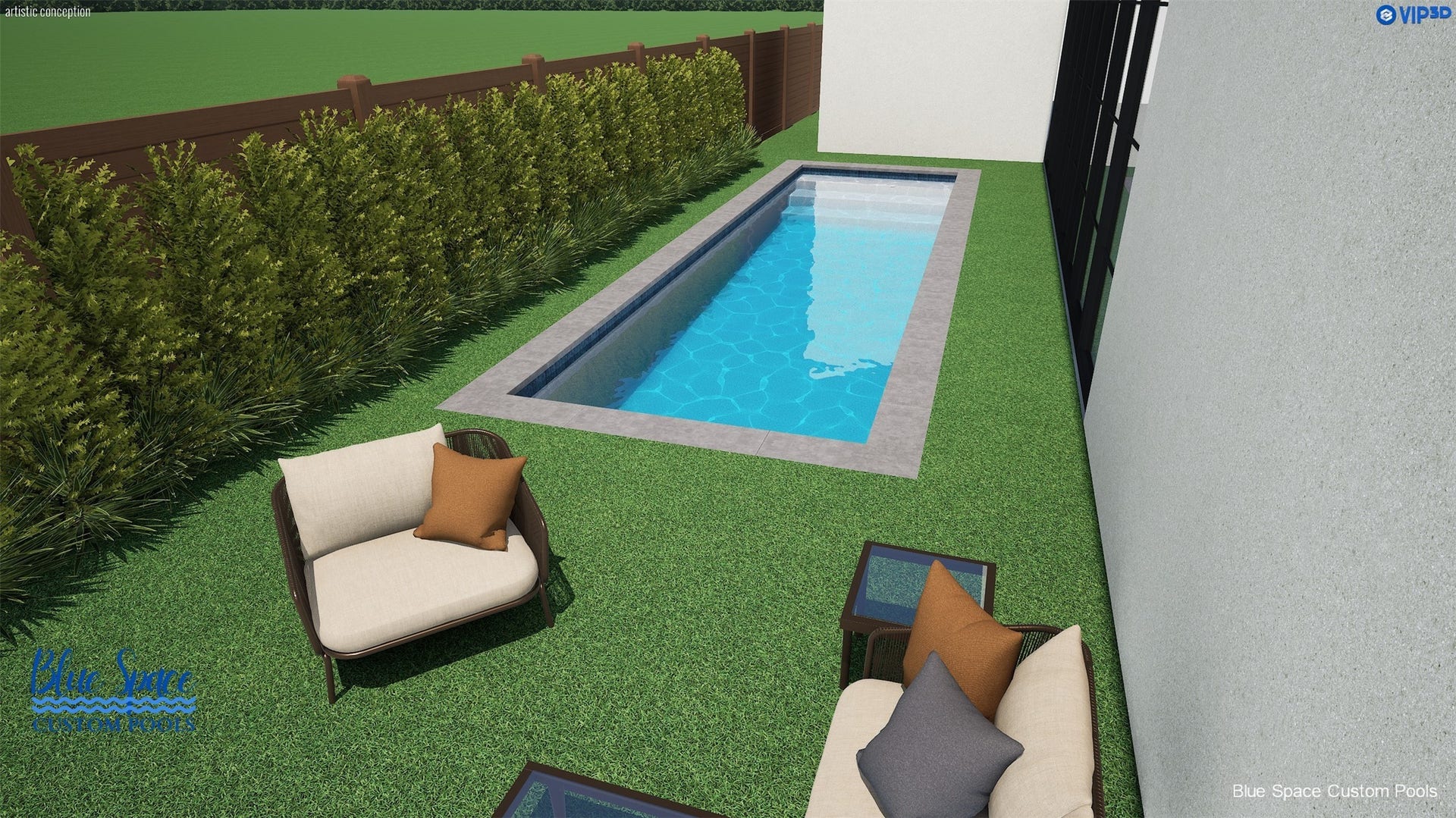 1527 Indiana Street, Houston, TX 77006 Pool rendering #3