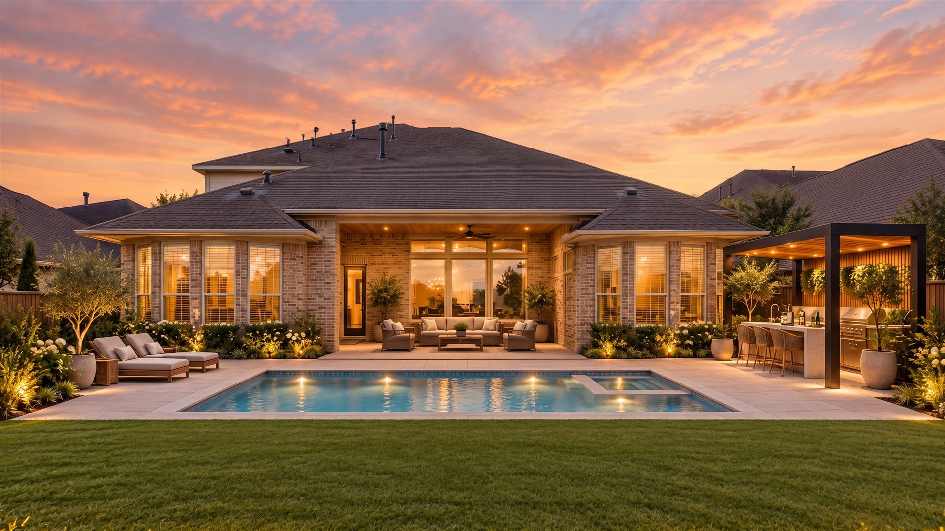 27506 Lakeway Trail Lane, Fulshear, TX 77441 This to-scale pool rendering lets you imagine the fabulous outdoor retreat you could create in the spacious backyard! Picture afternoons by the pool, evenings in the spa and plenty of space to entertain friends. *Dimensions should be verified.