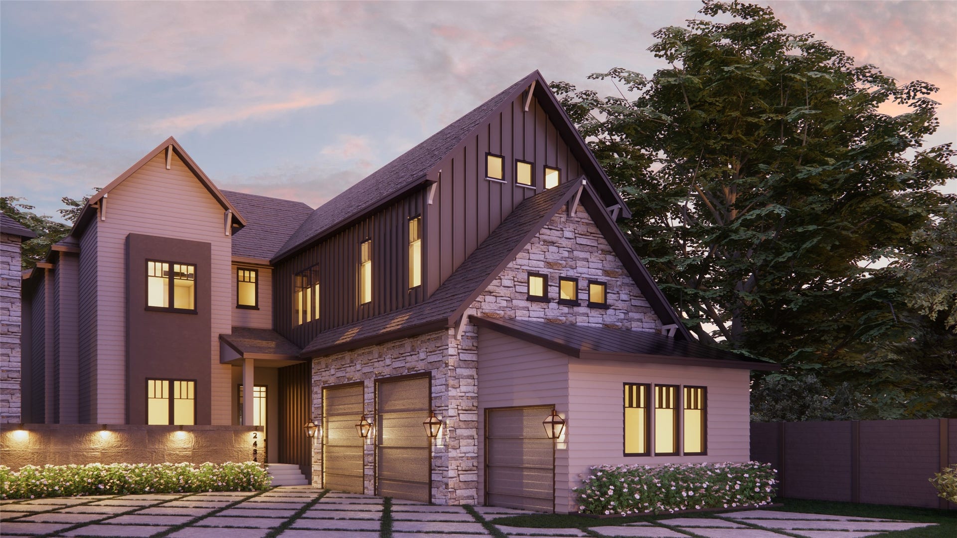 Craftsman style new construction in sought after Woodland Heights. Attention to detail is noted throughout the home with interiors designed by Steve Clifton with Scene One Interiors.