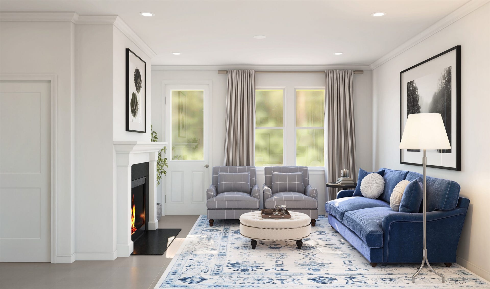 Cozy great room (*Artist rendering used for illustration purposes only and are subject to change without notice.)