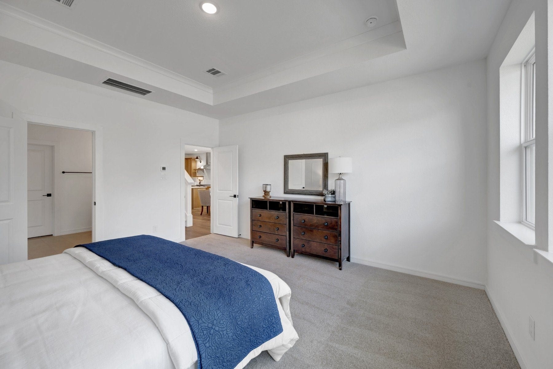 Secluded primary suite