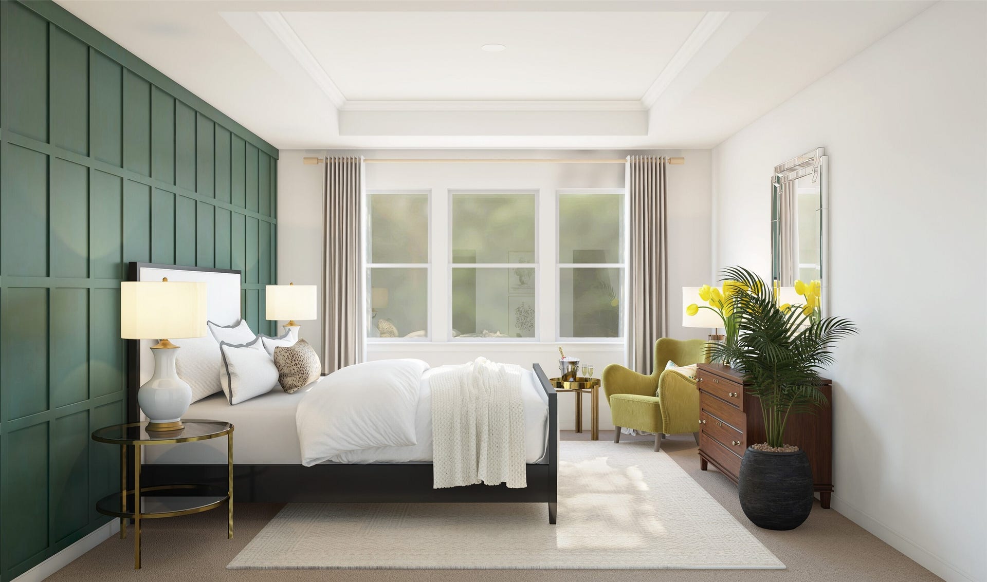 Private primary suite (*Artist rendering used for illustration purposes only and are subject to change without notice.)