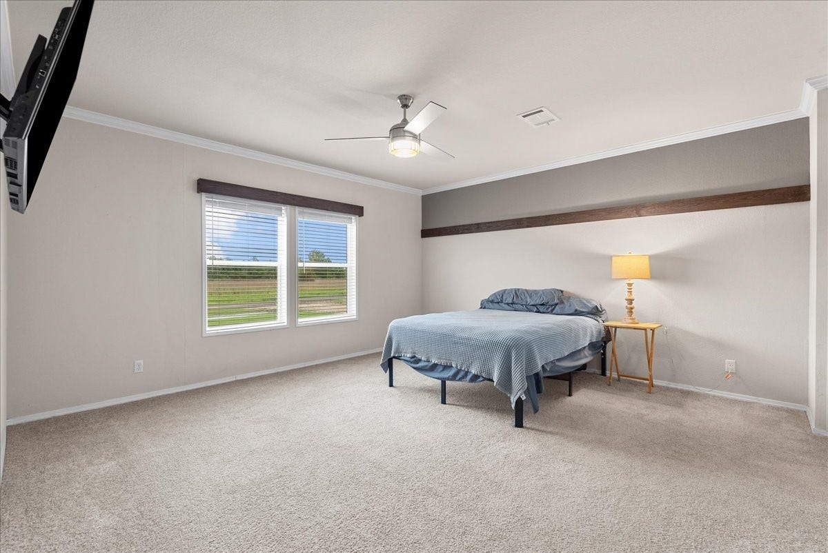 8710 Fm 646 Road S, Santa Fe, TX 77510 Spacious primary bedroom with ample natural light