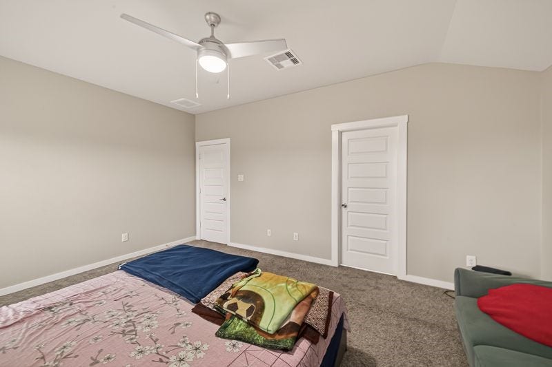 7523 Keystone Blossom Trail, Richmond, TX 77407 Bedroom highlighting dual access points and generous wall space, offering flexibility within the layout.