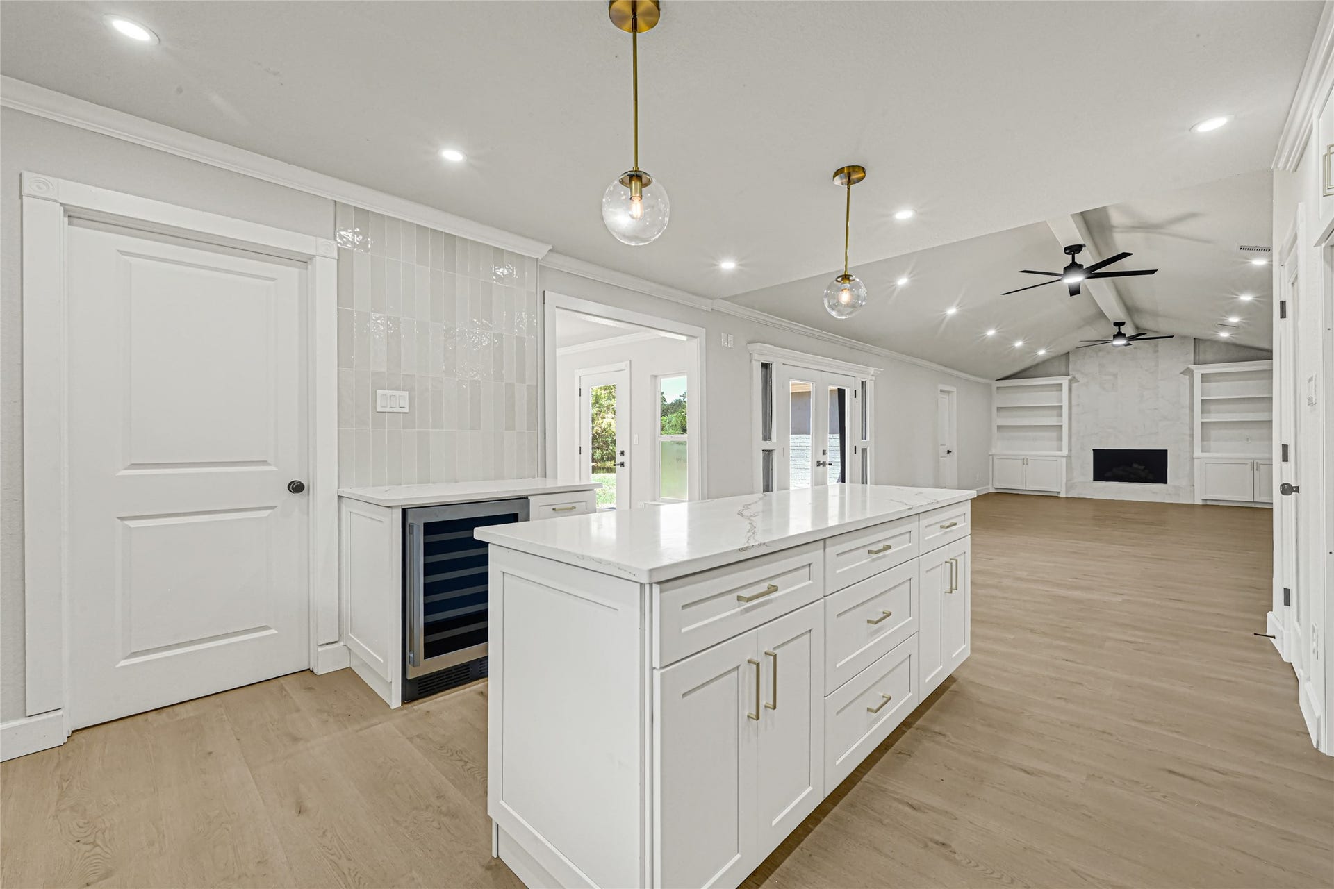 Kitchen is bright and welcoming.