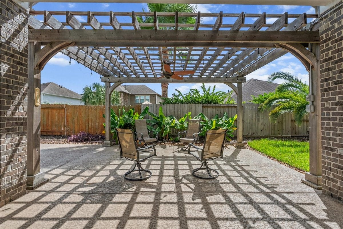 Perfect place to bring in a cozy fire pit to light on those perfect evenings with family and friends.