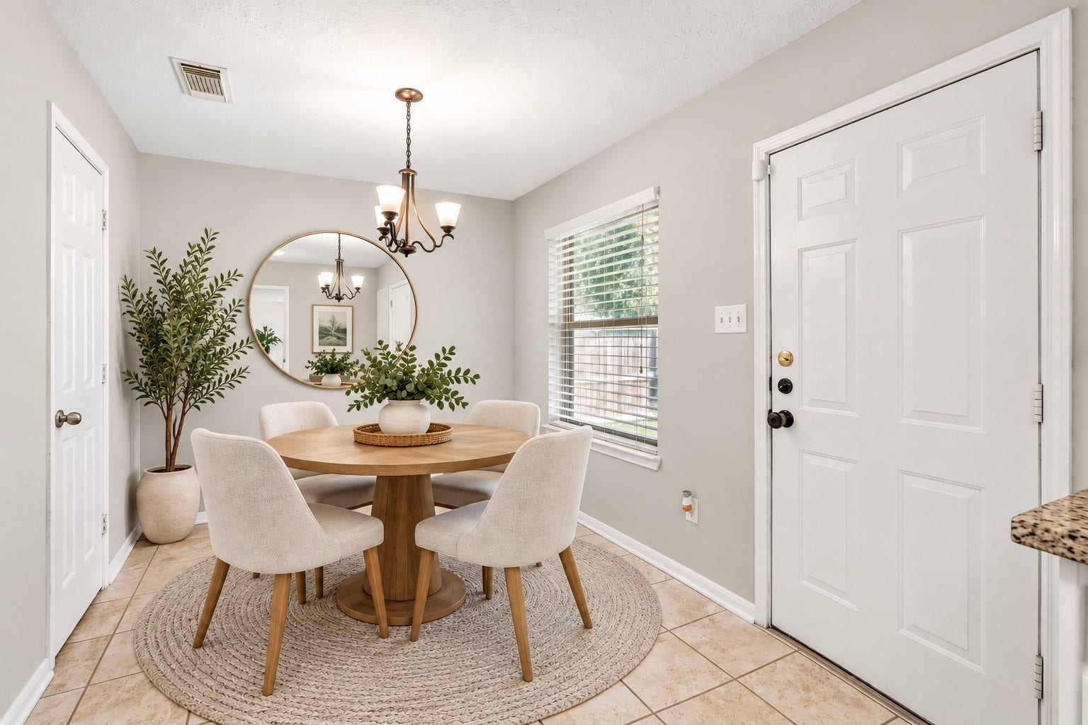 21814 Long Castle Drive, Spring, TX 77388 Breakfast room with backyard view!