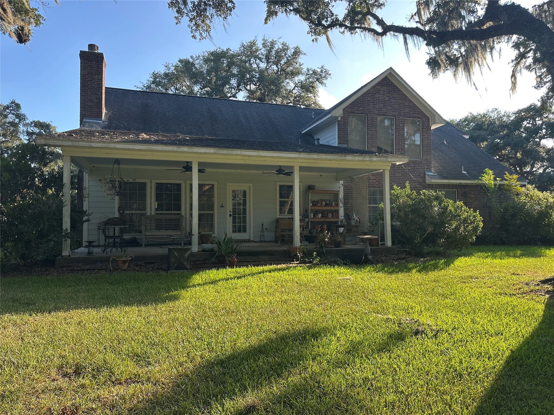 7515 County Road 684d, Sweeny, TX 77480 Back Porch