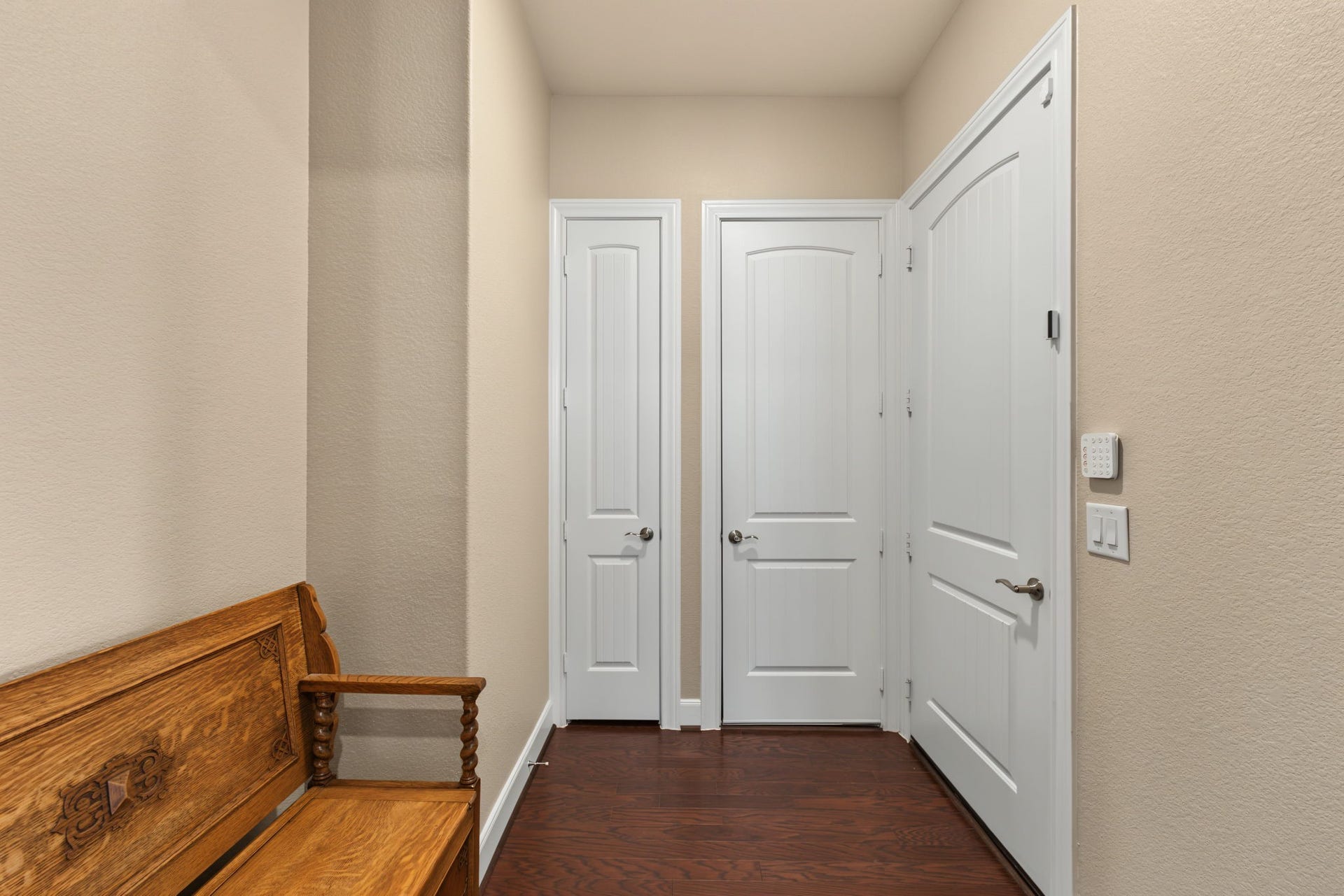 Entrance to the home from the garage.