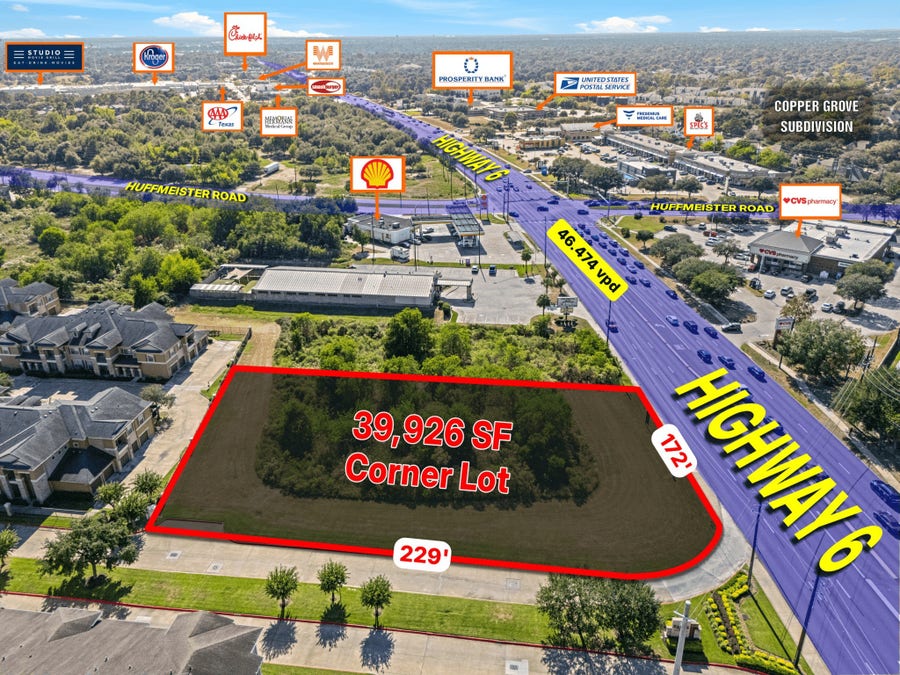Property photo for Highway 6 N & Huffmeister Rd N, Houston, TX