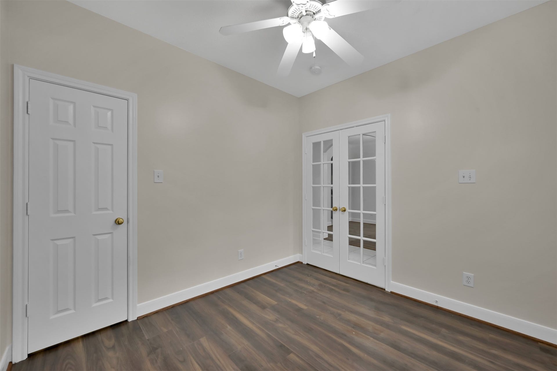 13425 Hidden Valley Drive, Montgomery, TX 77356 Office with closet and French doors.