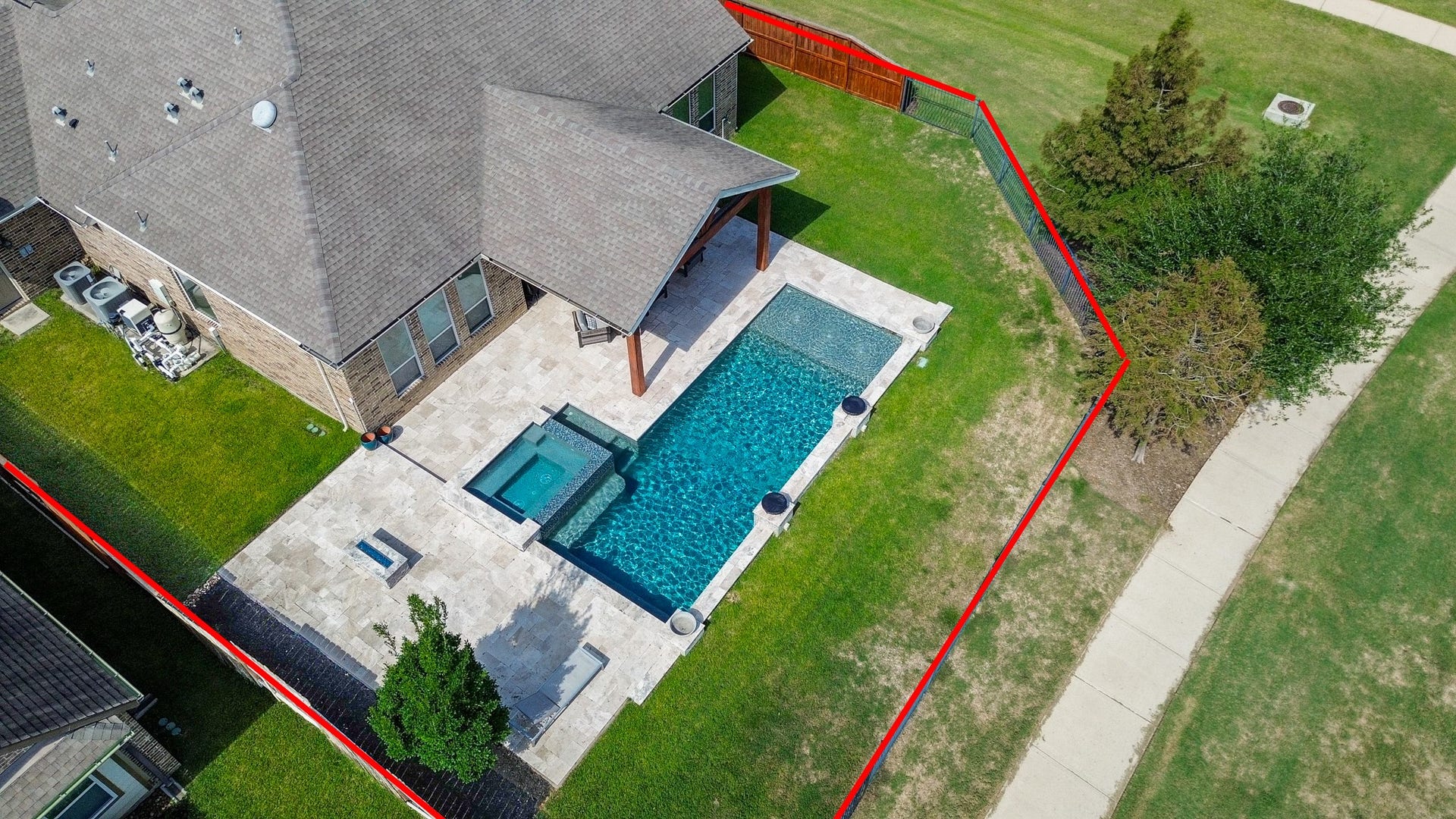 18438 Panton Terrace Lane, Cypress, TX 77429 Aerial view showcasing the spacious lot and home exterior!