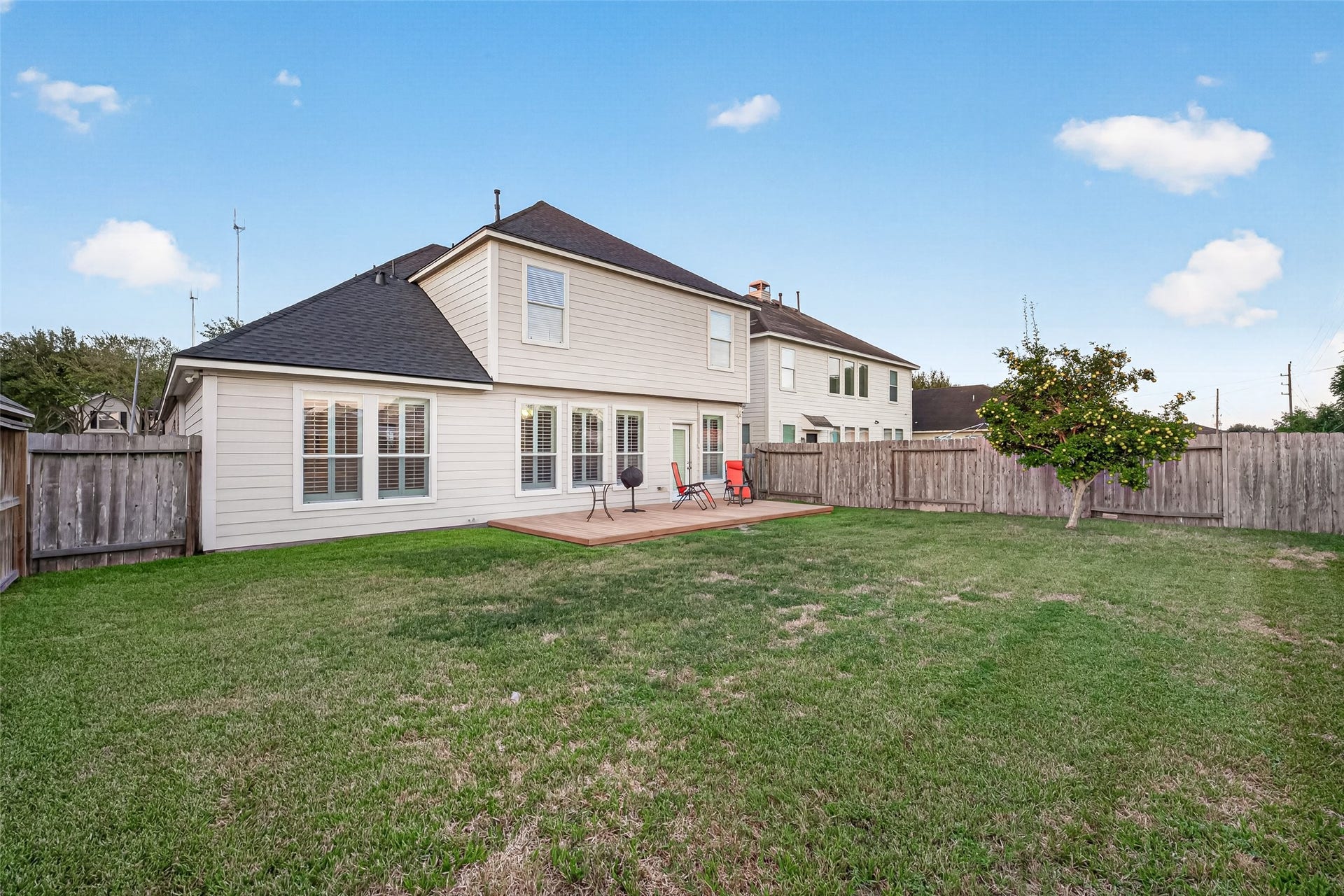 3411 Sparta Drive, Missouri City, TX 77459 Backyard witn no back neighbors