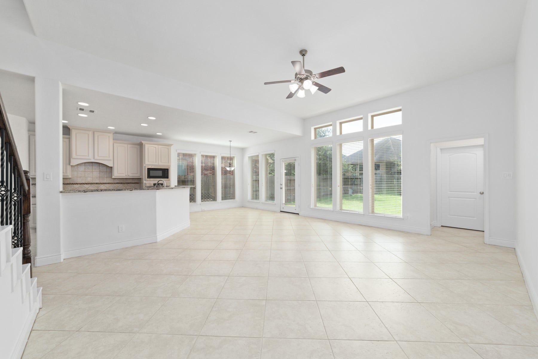 The perfect gathering space in this expansive family room.