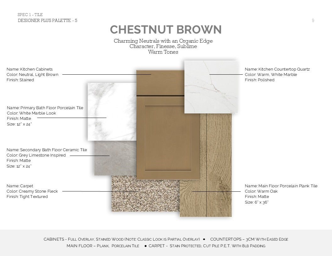 3018 Troubadour Drive, Crosby, TX 77532 Farmhouse Look Palette 5: Palette Selection (*Artist rendering used for illustration purposes only.)