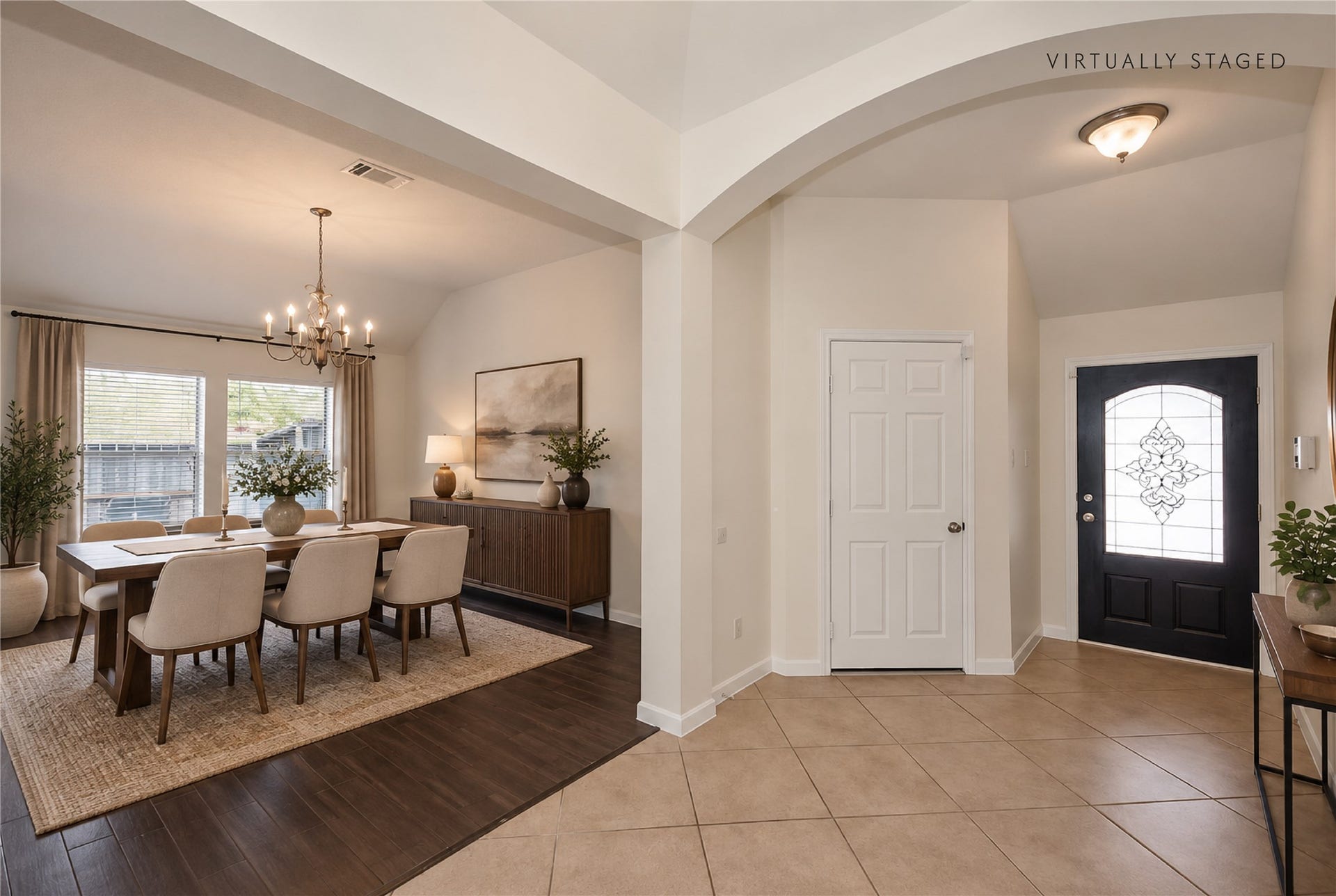 14903 Meridian Park Lane, Humble, TX 77396 This dining room has been virtually staged.