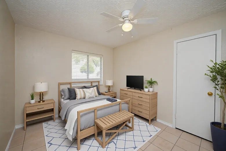 7407 W Fuqua Drive, Houston, TX 77489 Virtually staged bedroom 1
