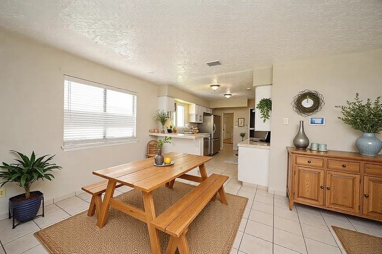 7407 W Fuqua Drive, Houston, TX 77489 Virtually staged breakfast